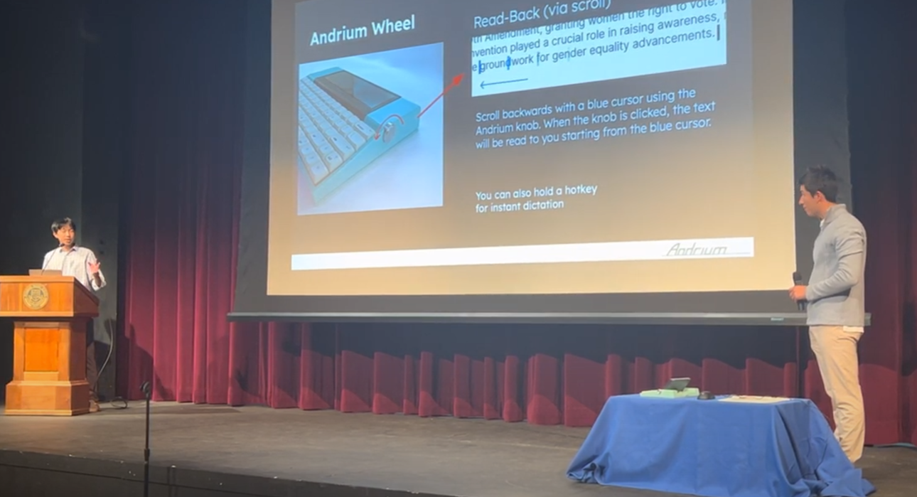 photo from the presentation